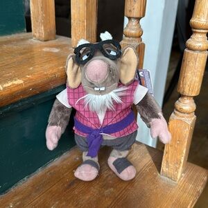 Teenage Mutant Ninja Turtles Mutant Mayhem Splinter Plush NWT